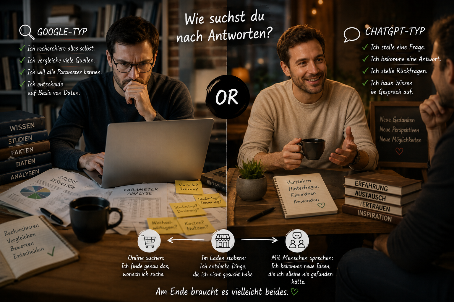 Bist du eher ChatGPT oder eher Google?